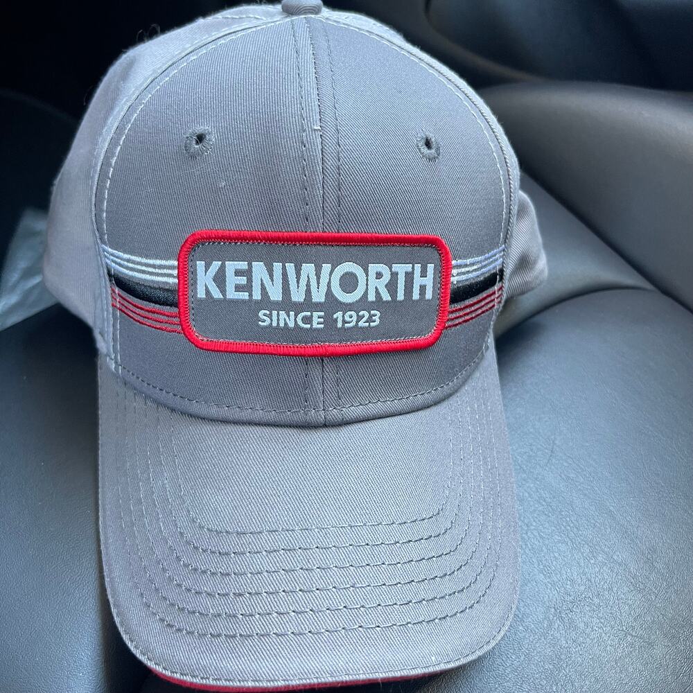 Kenworth Motors Trucks Since 1923 Patch Hat Grey Adjustable Cap Adult One Size